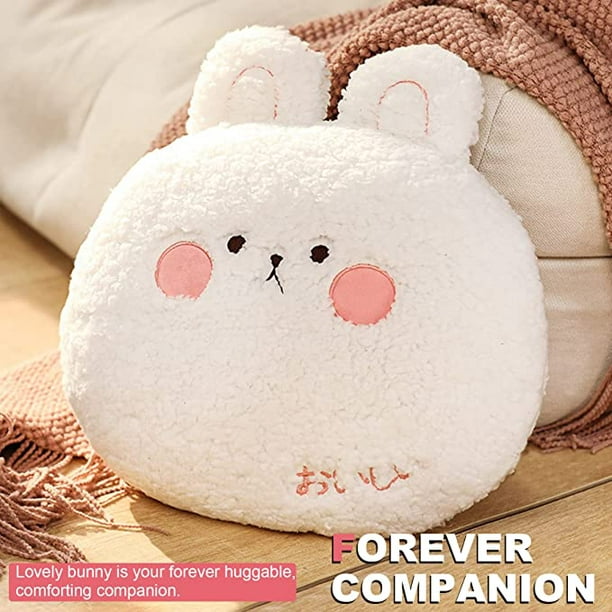 Yao Rabbit Plush Pillow, Super Soft Bunny Stuffed Animal, Adorable