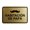 Brushed Gold, variant on Signs ByLITA Classic Framed Habitación de papá Door or Wall Sign (Navy Blue / White) - Small