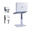 thumbnail image 2 of Adjustable Laptop Stand for Desk, DJ Laptop Stand Adjustable Height, Laptop Raised Stand for Standing & Sitting Mode, Laptop Riser Stand of Elevated Stand, Tall, Strong and Airflow Even for 17 inch, 2 of 15