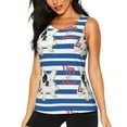 thumbnail image 2 of Picia Bulldog Friend Pattern Women's Workout Tank Top,Breathable Activewear,Slim Fit Athletic Top,Versatile Workout Moisture-wicking top-XX-Large, 2 of 9