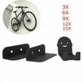 thumbnail image 6 of NICERIO 3Pcs Black Bike Wall Mount Steel Rack Strong Storage for Mountain Road Bikes, 6 of 6