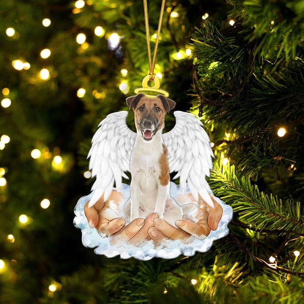 Xihbxyly Colgante de Perro Alado, Adorno para Árbol de Navidad, Adorno Navideño Único, Accesorio de Decoración para El Hogar, Regalo Perfecto para Familiares y Amigos, Ideal para Navidad y Año Nuevo,