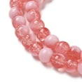 thumbnail image 2 of Glass Beads Strands Rondelle Light Coral 6mm, 2 of 4