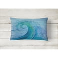 thumbnail image 2 of Carolines Treasures BB8531PW1216 Abstract Wave Canvas Fabric Decorative Pillow, 12H x16W, multicolor, 2 of 3