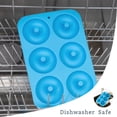 thumbnail image 3 of Molde de silicona para donas, molde para hornear bagels de silicona de grado alimenticio, antiadherente, apto para lavavajillas, 3 of 5