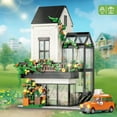 thumbnail image 4 of Garden Villa Flower House Building Set, Compatible with Lego House, Greenhouse Modular Building Block Kit Home Decor Gift for Adults Teens Boys Girls(998pcs), 4 of 7