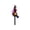 #A02-black, variant on Halloween Solar Garden Light, Flying Witch on Broom Stake Lamp, Auto On/Off Waterproof Outdoor Yard Decoration for Pathway Lawn Patio Party, Gold Resin