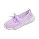 thumbnail image 1 of Zapatillas planas transpirables de malla tejida para mujer, zapatos casuales antideslizantes de moda para caminar, mocasines cómodos de suela suave sin cordones, zapatillas de tenis, 1 of 4