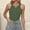 Olive green, variant on Women’s Basic Crew Neck Sleeveless Casual Tank Top Ribbed Soft Tank Top