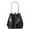 Black, variant on Fashion Retro Bucket Bag for Women, Genuine Cowhide Leather Small Handbag, Elegant Shoulder Crossbody Purse 3266