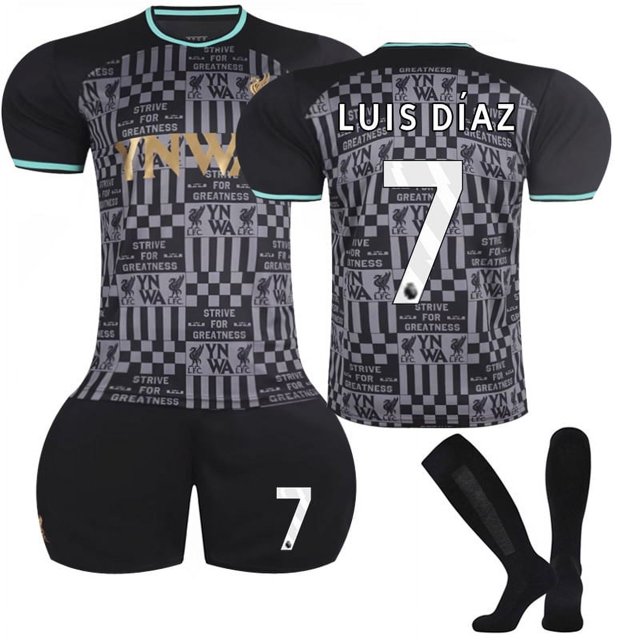 Maillot de Soccer Garçons Filles Enfants ENDO 3 LUIS DIAZ 7 MAC ALLISTER 10