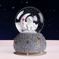 thumbnail image 3 of Bola de Cristal de Adornos Musical Yuyangstore de Resina Gris, 3 of 8