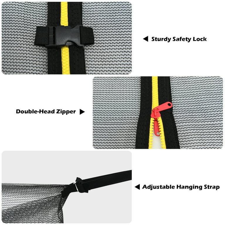 Costway 15FT Trampoline Safety Net Replacement, Weather-Resistant