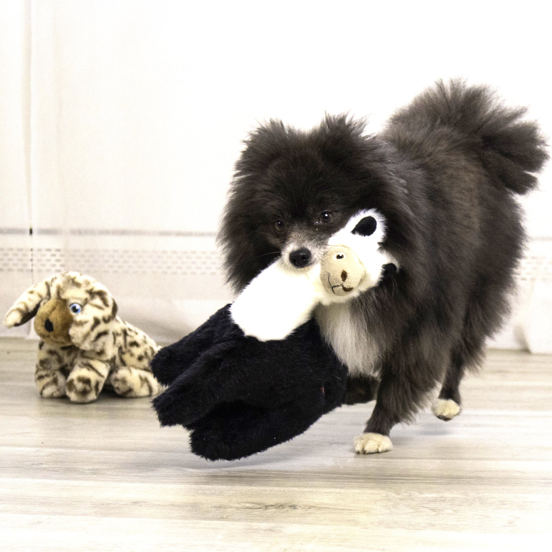 KONG® Toughz Durable Plush Dog Toy, Llama, Medium