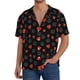 thumbnail image 1 of Balery Poker Creative Symbols Camisa Casual de Manga Corta con Botones para Hombre, Texturizada, Estilo Cubano, para Playa, Verano-XX-Large, 1 of 5