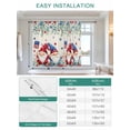 thumbnail image 6 of Independence Day Tie Up Curtains for Windows 45 Inch Length Balloon Curtains Kitchen Adjustable Balloon Window Shade Cute Gnomes Eucalyptus Retro Beige Tie Up Valance Bathroom Curtain Window 52"x45", 6 of 6