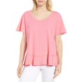 thumbnail image 1 of Caslon Tee-Shirt à Volants en Limonade Rose Taille m, 1 of 1