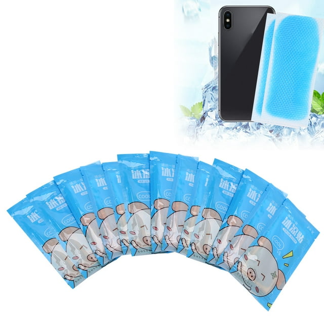 Forehead Cooling Sticker, Cooling Patch, 30pcs 4.5 X 2in Outdoor Travel for Student Military Training Mobile Phone Cooling Sticker Sleepy Driving
