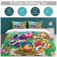 thumbnail image 6 of Kirby's Return to Dream Land 3 Pieces Bedding Set Soft Comforter Sets Decoration Bedroom Gift With 1 Duvet Cover 2 Pillowcases Pillowcases, 6 of 7
