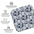 thumbnail image 3 of Honeii Hawaiian Style print Leather Coaster Set of 4, ideal for safeguarding your furniture from drinks spills and effortless cleanup-Square, 3 of 6