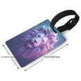 thumbnail image 2 of Kdxio Cool Lion Head Luggage Tags Privacy Cover ID Label Suitcase Tags Identifiers For School Bags,Suitcases, 2 of 7