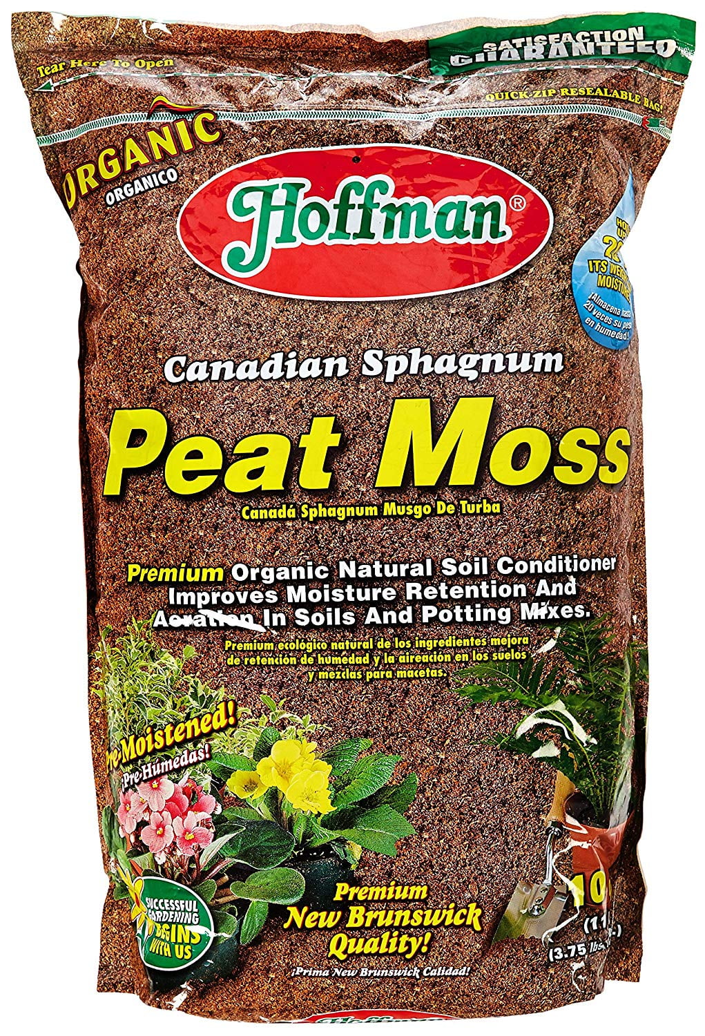 15503 Canadian Sphagnum Peat Moss, 10 Quarts, Canadian sphagnum peat