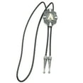 thumbnail image 1 of Letter "A" Initial Western Leather Bolo Neck Tie, 1 of 3