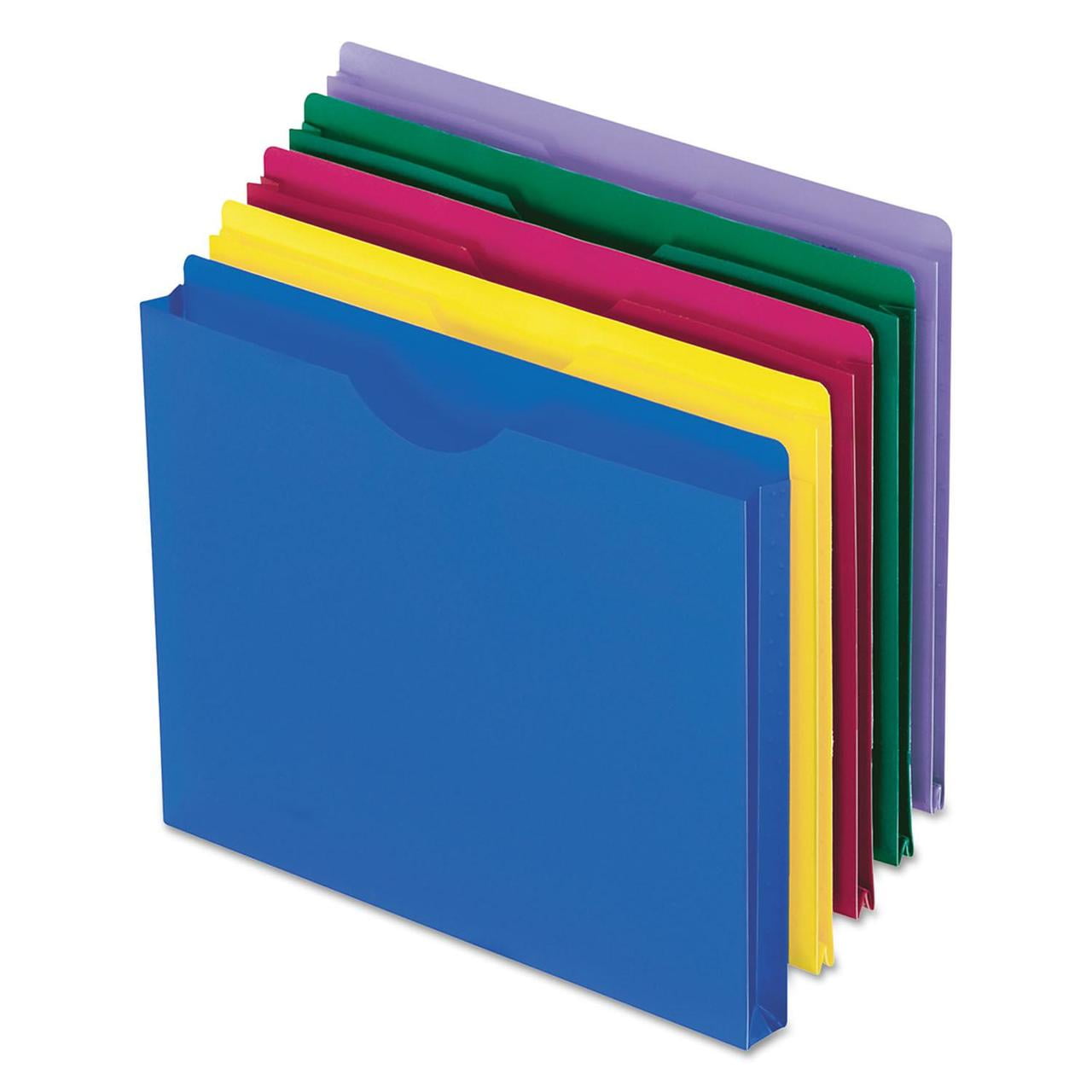 Pendaflex 1 Expanding Poly File Jackets Assorted Colors Letter moisture