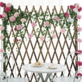 thumbnail image 2 of Jiibva 2Pcs Paper Flower Garland Lightweight Simulation Pom Leaf Flower Banner Hanging Party Decorations For Birthday Wedding Engagement Decor, 2 of 7