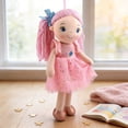 thumbnail image 6 of Plumora Pigtail Rag Doll Stuffed Animal - Soft Cute Plushie for Girls, Unlabeled Play Toy, Great for Collection, Cuddles, and Kids Toys, 6 of 7