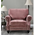 thumbnail image 2 of Uspridefurniture Feingold 3 Piece Velvet Living Room Set, Sofa Loveseat Chair, 2 of 7