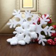 thumbnail image 2 of 1 Juego de espuma de copo de nieve de Navidad, Color blanco, aumenta la atmósfera, colgante para árbol de Navidad, decoración para el hogar y la Oficina para regalo, 2 of 2