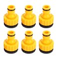 thumbnail image 4 of 6 Pcs 1/2 & 3/4 Inch Faucet Adapter Washing Machine Hose Fittings Quick Connector Adapter Garden tap Watering Hose Pipe, 4 of 8