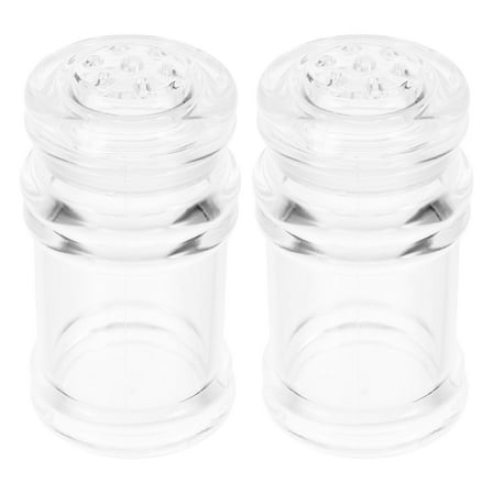 FONDOTIN 2Pcs Elegant Crystal Salt Pepper Shakers for Home and Restaurant Use