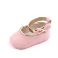 thumbnail image 4 of Dakaela Baby Girls Mary Jane Flats Infant Newborn Suede Walking Crib Shoes Ankle Strap Soft Sole Princess Wedding Dress Shoes Pink, 4 of 5