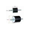 thumbnail image 2 of Silent Block M8, 4 piezas de goma antivibración Silenblock Stud, tornillo de doble extremo amortiguador antivibración para barco coche silenciador amortiguador - (M8 x 20, 30 x 30) RUIOIU, 2 of 5