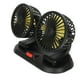 thumbnail image 5 of Ventiladores de refrigeración para coche, cabezal doble, rotación de 360 grados, bajo ruido, encendedor de cigarrillos de 12V con pegatina de número para barcos RV ATV, 5 of 12