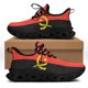 thumbnail image 1 of Zapatillas deportivas con diseño de bandera para mujer, calzado deportivo para exteriores, para correr, de malla transpirable, para fútbol,, 1 of 6