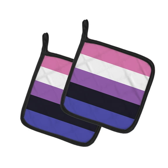 Carolines Treasures CK7997PTHD Pair of Pot Holders, 7.5HX7.5W, multicolor