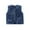 #0015-Blue, variant on Favoffer Baby Boys Girls Winter Fleece Sleeveless Jackets Toddlers Buttoned Warm Fleece-Lined Vest Coral Solid Color Gilet for Daily Photos Indoor Activities Festivals 1-6Y