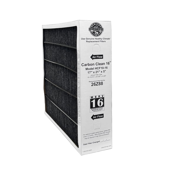 Lennox 26Z88 - 17" x 21" x 5" Health Climate Carbon Clean HCF10-16 Air Filter, MERV 16