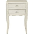 thumbnail image 2 of SAFAVIEH Lori End Table With Storage Drawers White Birch, 2 of 5