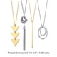 thumbnail image 5 of Collar de borla Exquisito Estilo simple Joyas estéticas ajustables Collares en capas Accesorios para mujeres para adolescentes 4 piezas Inevent AP009176-00B, 5 of 5