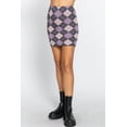 thumbnail image 2 of Argyle Jacquard Sweater Mini Skirt, 2 of 5