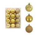 thumbnail image 1 of Adornos Navidad KingsHouse Decoracion Esferas Navideñas 24pz 4cm dorado, 1 of 6