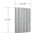 thumbnail image 2 of ICH1730-GV-Craftmade Lighting-Chimes - Recessed Corrugated Chime - 6.75 inches wide by 7.75 inches high, 2 of 2