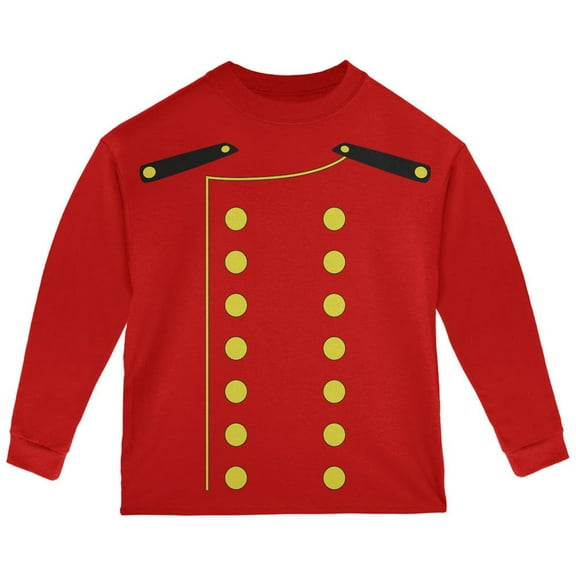 Halloween Hotel Bellhop Costume Red Toddler Long Sleeve T-Shirt - 4T