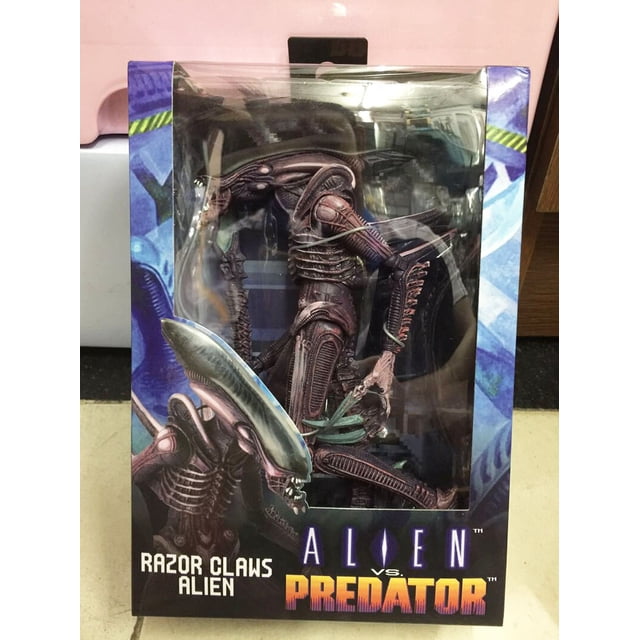 Alien Vs Predator Razor Claws, Alien Arachnoid Chrysalis, Alien Kokor Figura de acción, NECA Toy Butter Gift coleccionable, 18 cm zhangmengya LED