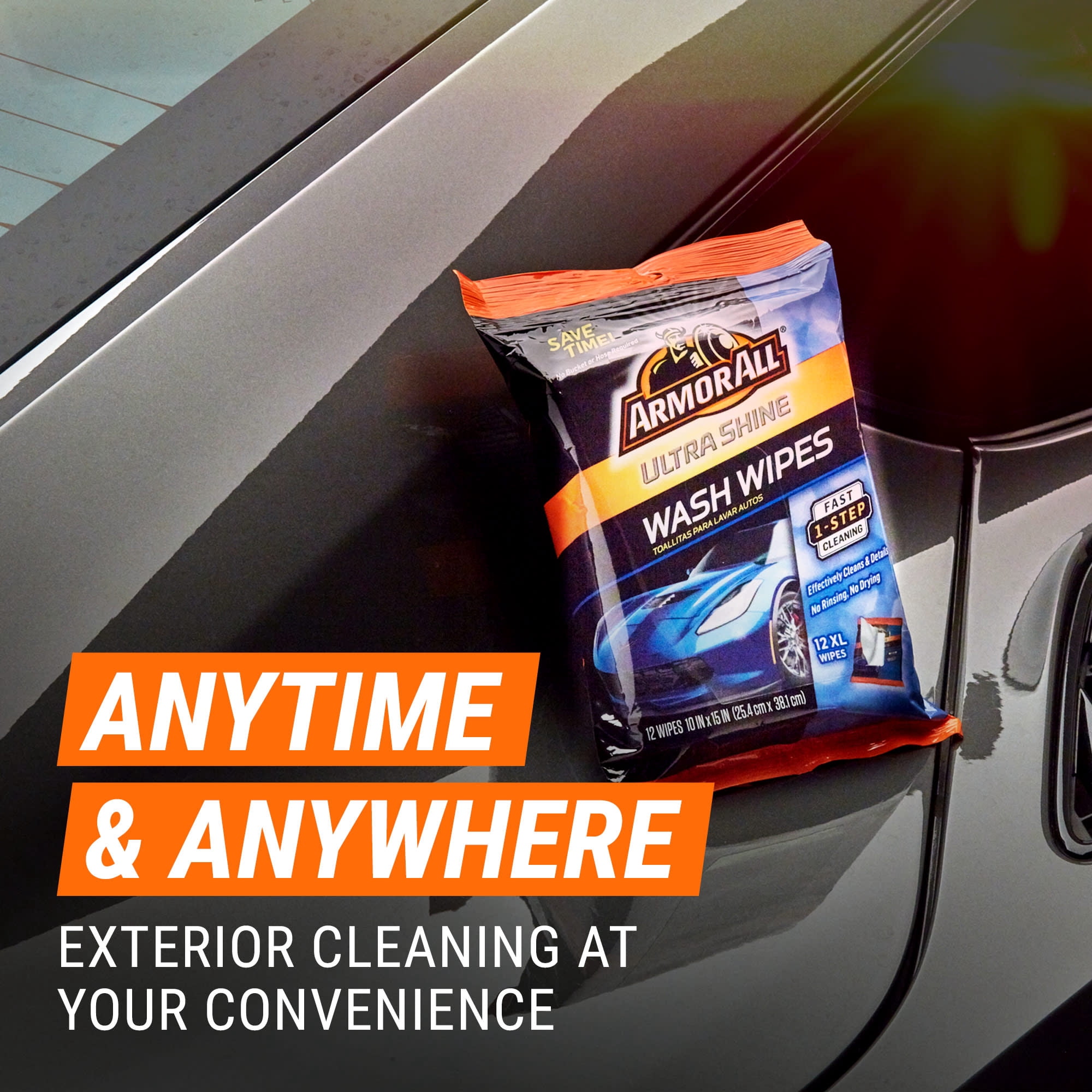 Armor All Ultra Shine One Step Car Wash Wipes - (12 Count)