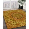 thumbnail image 3 of Ahgly Company Tapis Rectangulaire Lavable en Machine Intérieur Transitionnel Marron, 2 Pieds x 4 Pieds, 3 of 7